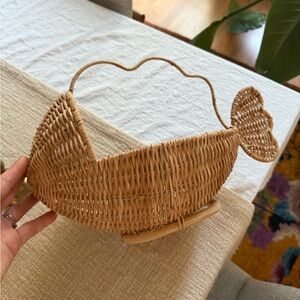 Wicker Fish Basket
